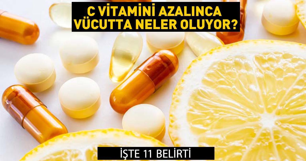 C vitamini azalınca vücutta neler oluyor? Kansızlıktan kas ağrılarına işte C vitamini eksikliğinin 11 belirtisi