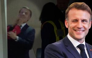 ‘Tokat’ görüntüleriyle gündeme gelmişlerdi: Macron çiftinden yeni poz!