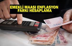 EMEKLİ MAAŞ ZAMMI ENFLASYON FARKI: 2025 Temmuz Emekli Maaşı NE Kadar Olacak? 6 Aylık Enflasyon Farkı ile Emekli Maaş Zammı Enflasyon Farkı Nasıl Hesaplanır?(SSK-BAĞ-KUR)