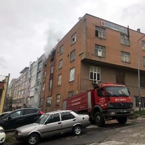 Ankarada iş yeri yangını