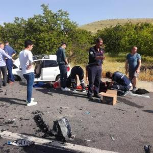 Malatyada kaza: 2 ölü, 3 yaralı