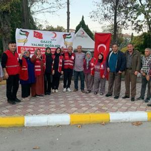 Turhal’da Kızılay, Filistin için kermes düzenledi