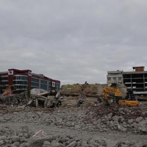 Trabzon’da kentsel dönüşüm enkazında deprem tatbikatı