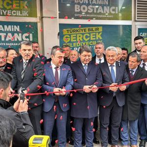 Bakan Kacır, AK Parti seçim bürolarının açılışını yaptı