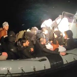 Datçada 21 kaçak göçmen yakalandı