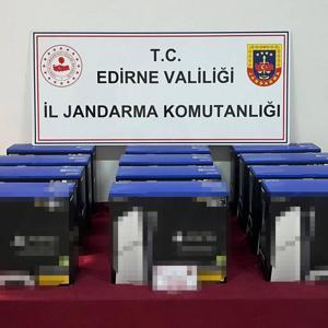 Edirne’de 300 bin lira değerinde gümrük kaçağı 12 oyun konsolu ele geçirildi
