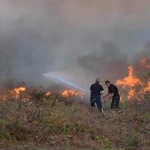 Erdemlide orman yangını kontrol altına alındı