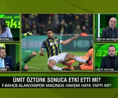 Fenerbahçe-Alanyaspor maçında hakem hata yaptı mı Mustafa Pektemekin pozisyonu penaltı mı Pazar Akşamı Futbolda tartışıldı