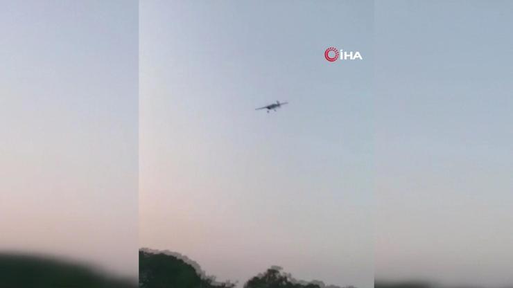 Guatemalada akrobasi uçağı düştü