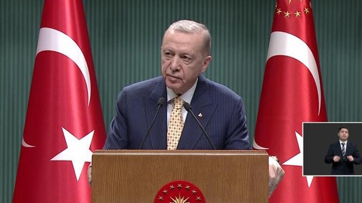 Son dakika haberi: Kabine Toplantısı sona erdi Cumhurbaşkanı Erdoğandan önemli açıklamalar