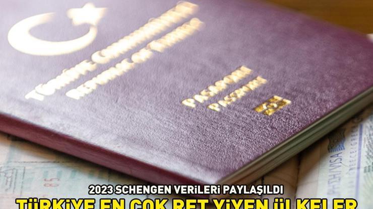 2023 Schengen verileri paylaşıldı En çok ret yiyen ülkeler arasında Türkiye bakın kaçıncı sırada...