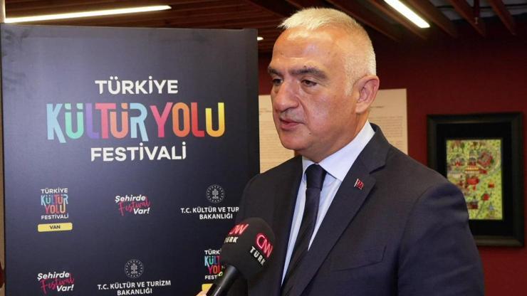 Kültür Yolu Festivalinin 6. Durağı Van Bakan Ersoy CNN TÜRKe anlattı