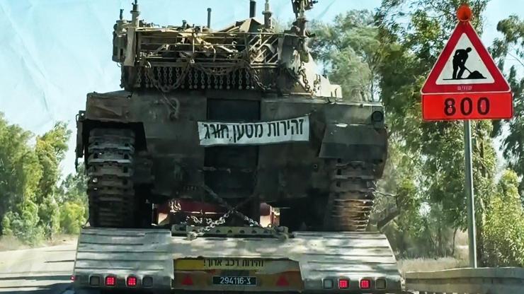 CNN TÜRK bölgede: İsrail sınırında tank sevkiyatı
