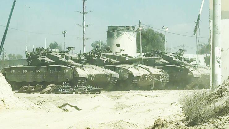 Sınıra tank yığıyorlar İsrail büyük savaşa mı hazırlanıyor