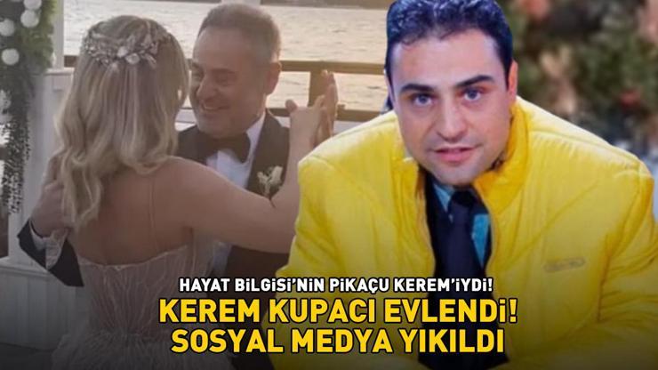 Hayat Bilgisinin Pikaçu Kerem’iydi Kerem Kupacı evlendi, sosyal medya yıkıldı