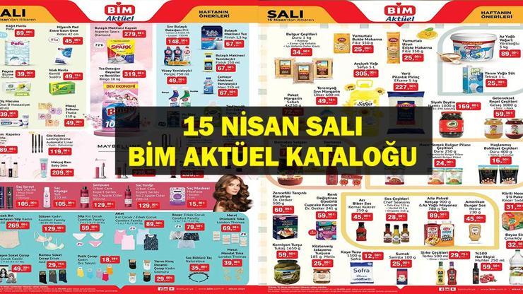 15 NİSAN BİM KATALOĞU 2025: Salı Günü BİMde Neler İndirimde Temizlikten Makyaj Malzemelerine, Düdüklü Tencereden Buzdolabına...